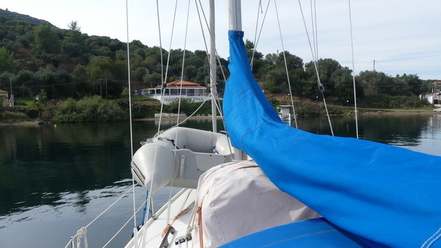 porto koufo vor anker